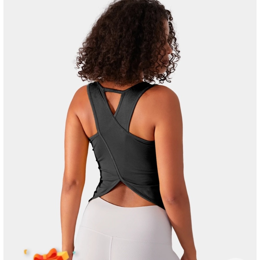 COPY - NWT Halara Asymmetrical Crossover Tank Top…
